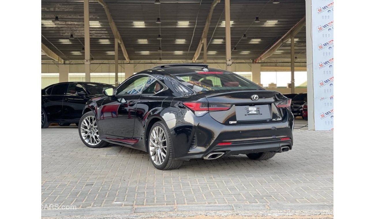 لكزس RC 350 لكزس RC 350  V6 F-Sport Kit دفع خلفي سنقل  موديل 2019 الشكل الجديد  اللون اسود داخل مارون  وارد أمري