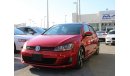 Volkswagen Golf GTI ACCIDENTS FREE GCC - FULL OPTION - CAR IS IN PERFECT CONDITION INSIDE OUT