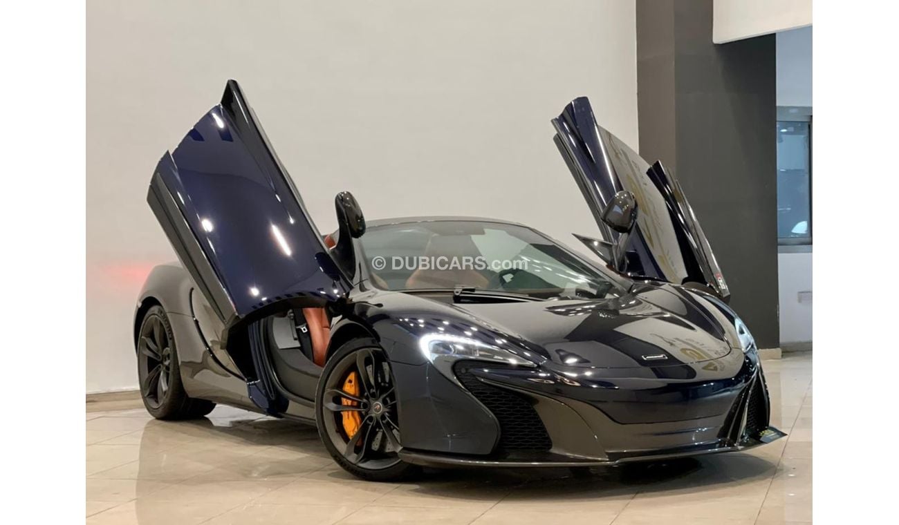 McLaren 650S 2015 McLaren 650S Spider Sapphire Black, McLaren Warranty-Service History, GCC