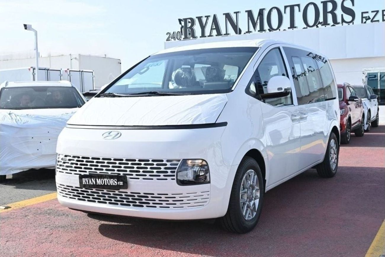 هيونداي ستاريا Hyundai Staria 3.5L Petrol, Van 9 Seats, Color White, Model 2024