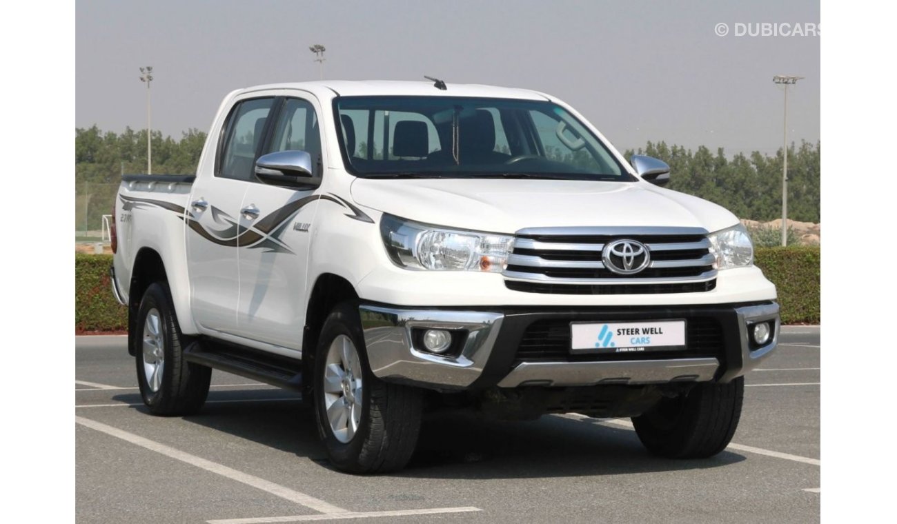 تويوتا هيلوكس 2017 | HILUX 4X4 DOUBLE CABIN WITH GCC SPECS AND EXCELLENT CONDITION