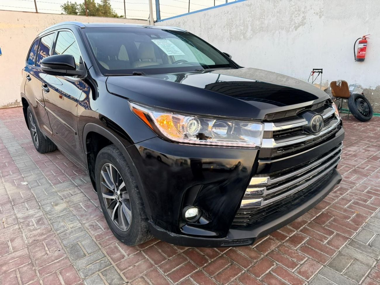 تويوتا هايلاندر 2018 TOYOTA HIGHLANDER XLE 4X4 AWD FULL OPTION  READY Black 5TDJZRFH6JS486422