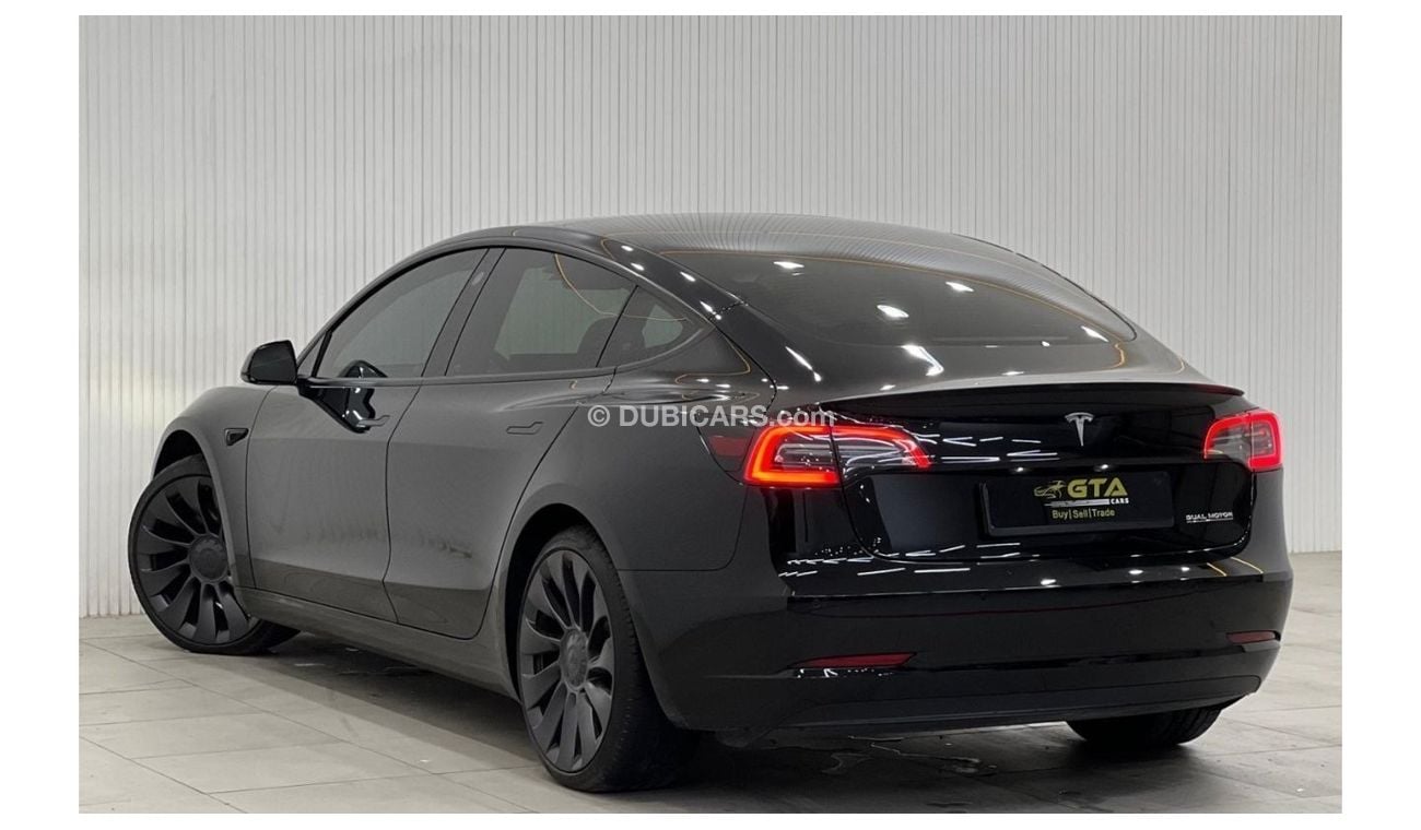 تسلا موديل 3 2023 Tesla Model 3 Dual Motor Performance, October 2026 Tesla Warranty, Low Kms, GCC