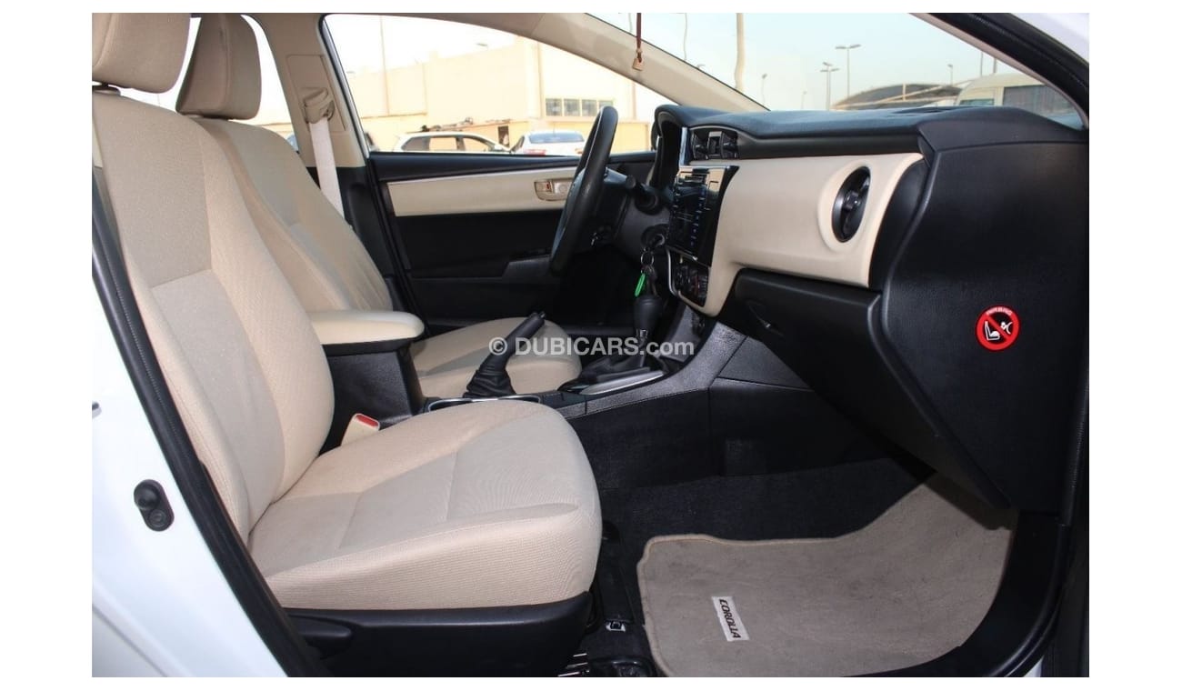 تويوتا كورولا تويوتا كورولا 2019 1.6 خليجي بحالة ممتازة بدون حوادث نظيفه جدا من الداخل والخارج