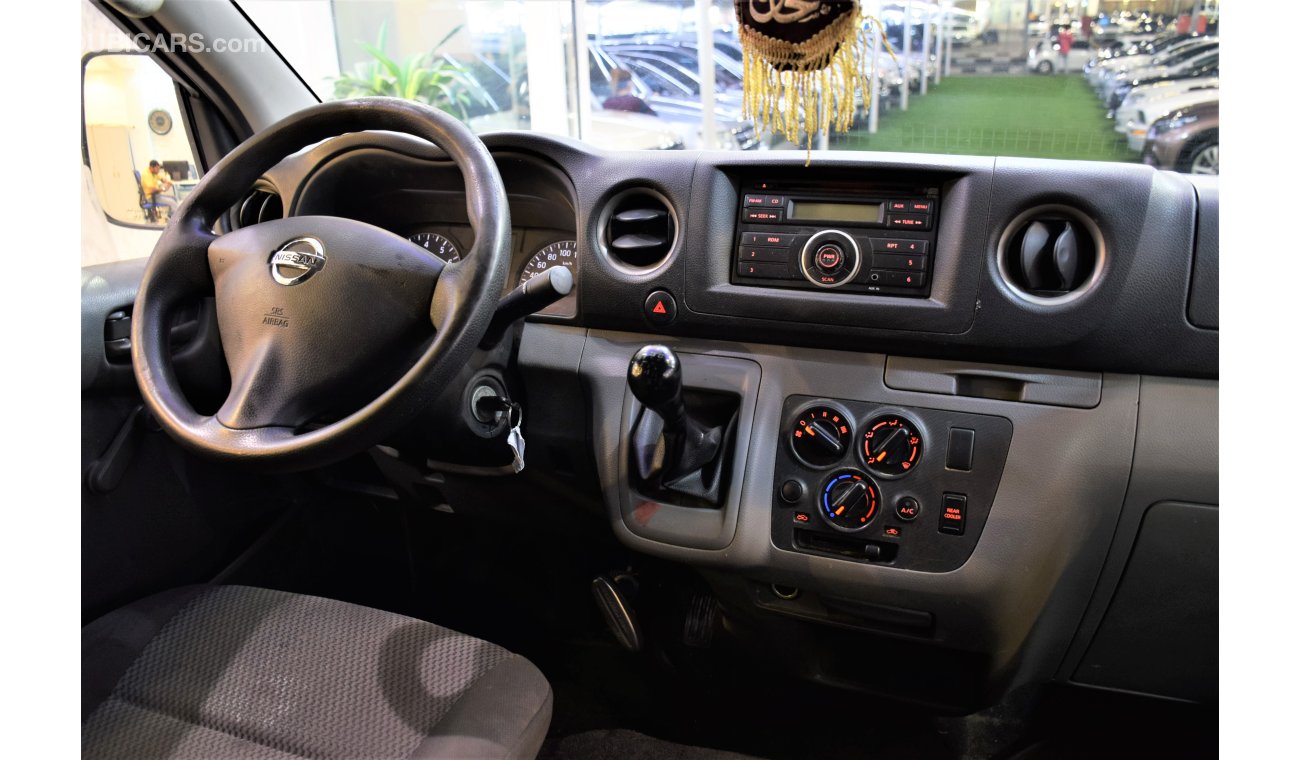 Nissan Urvan 14 Seater Van ORIGINAL PAINT ( صبغ وكاله ) Nissan Urvan NV350 2016 Model! GCC Specs