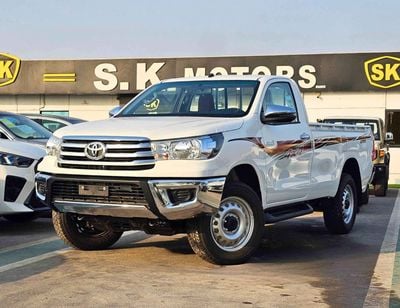 تويوتا هيلوكس GLSG SINGLE CABIN || 2.7L PETROL M/T 4WD / CHROME BUMPERS / DVD+CAMERA (CODE # GLS-G-SC)