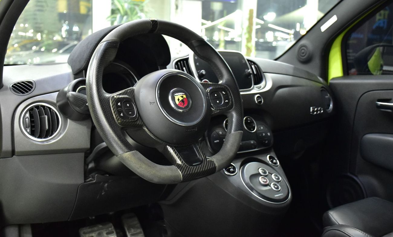 Abarth 595 EXCELLENT DEAL for our Abarth 595 Competizione ( 2022 Model ) in Green Color GCC Specs