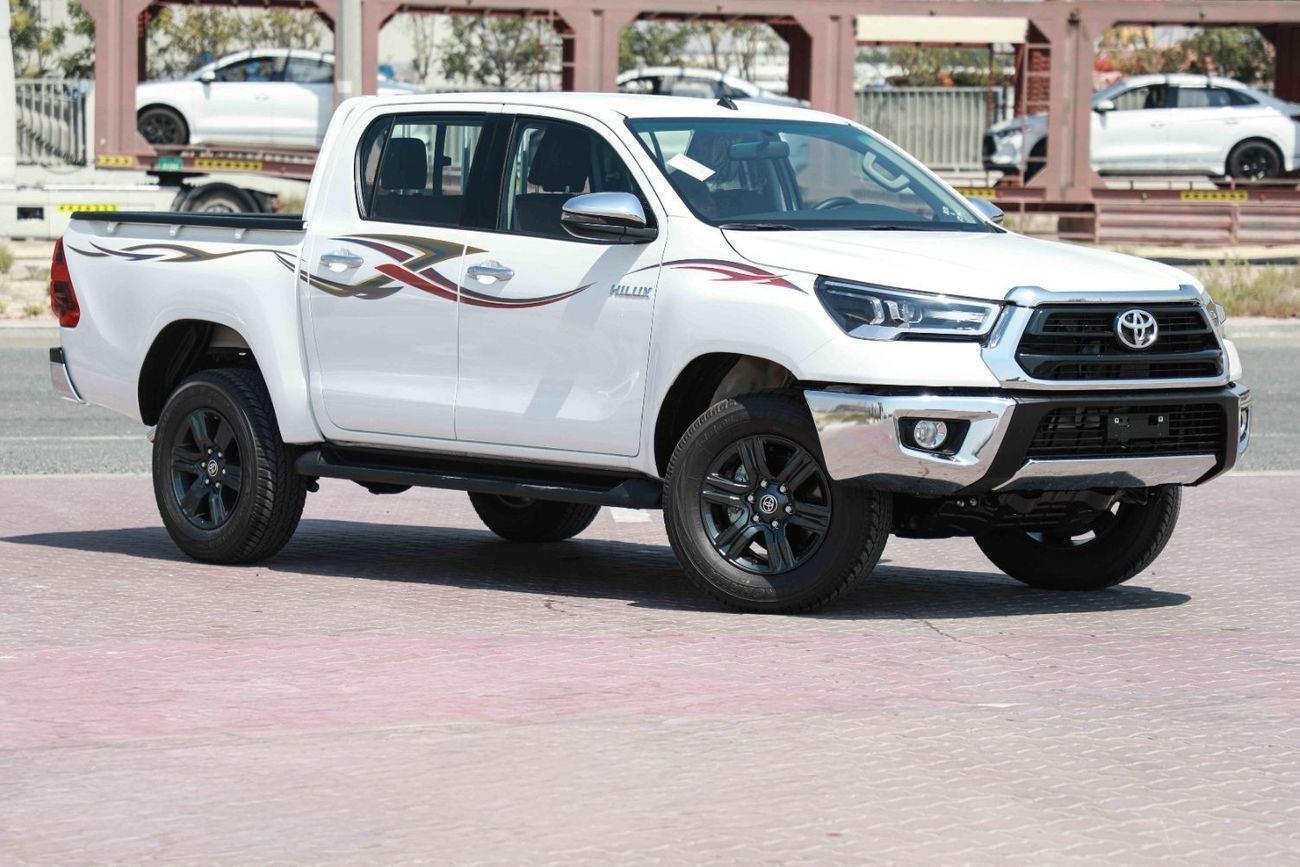 Toyota Hilux 2025 TOYOTA HILUX 2.7 LONG BODY - SUPER WHITE inside RED | Export Only