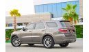 Dodge Durango | 2,642 P.M | 0% Downpayment | Agency Warranty!