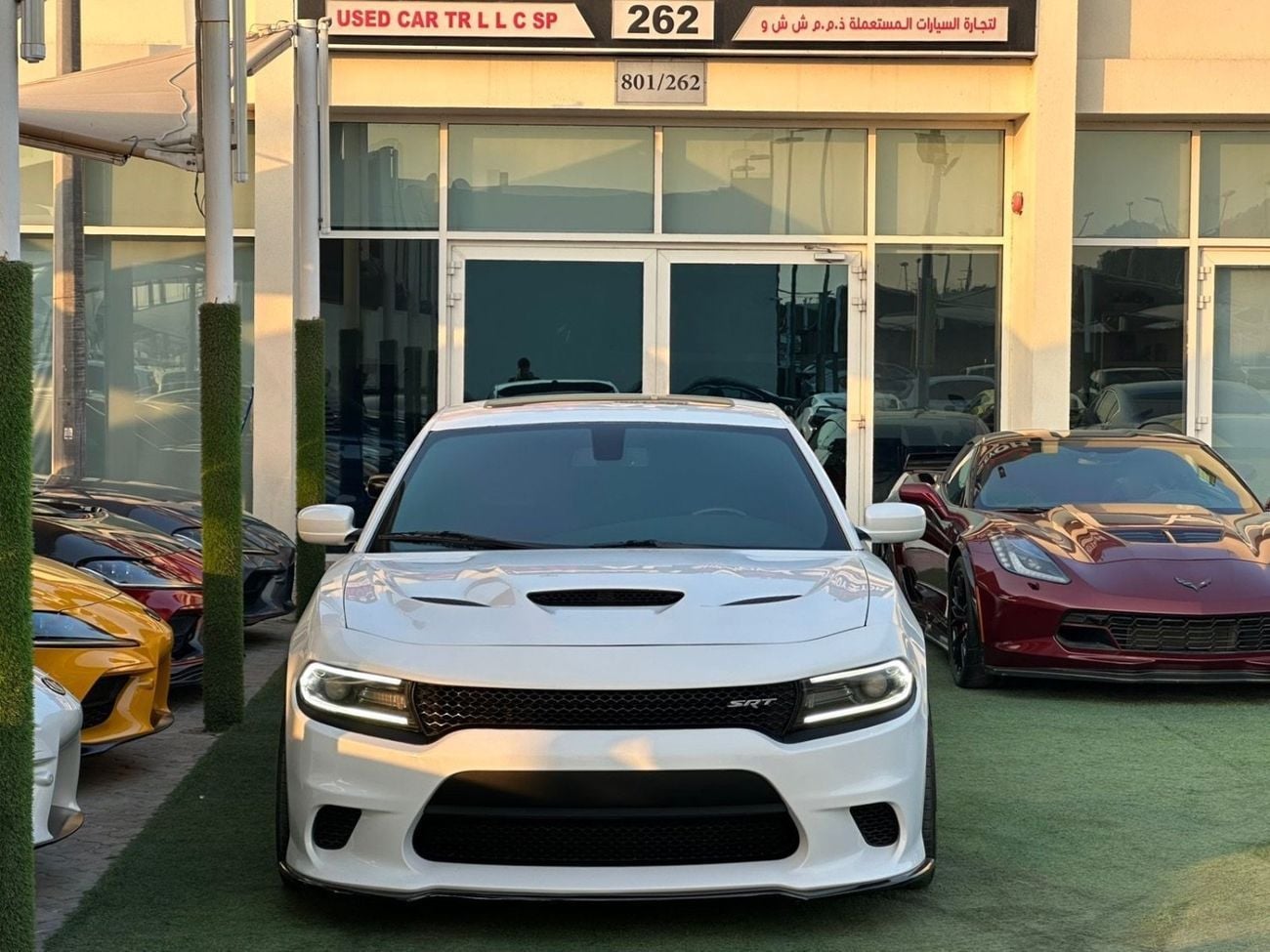 Dodge Charger SRT Hellcat 6.2L (707 HP) ‎‏DODGE CHARGER HELLCAT SRT GCC 2017 Original paint  ‎‏Zero accidents Full