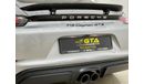 Porsche 718 Cayman 2019 Porsche 718 Cayman GTS, Porsche Warranty-Service Contract-Service History, GCC