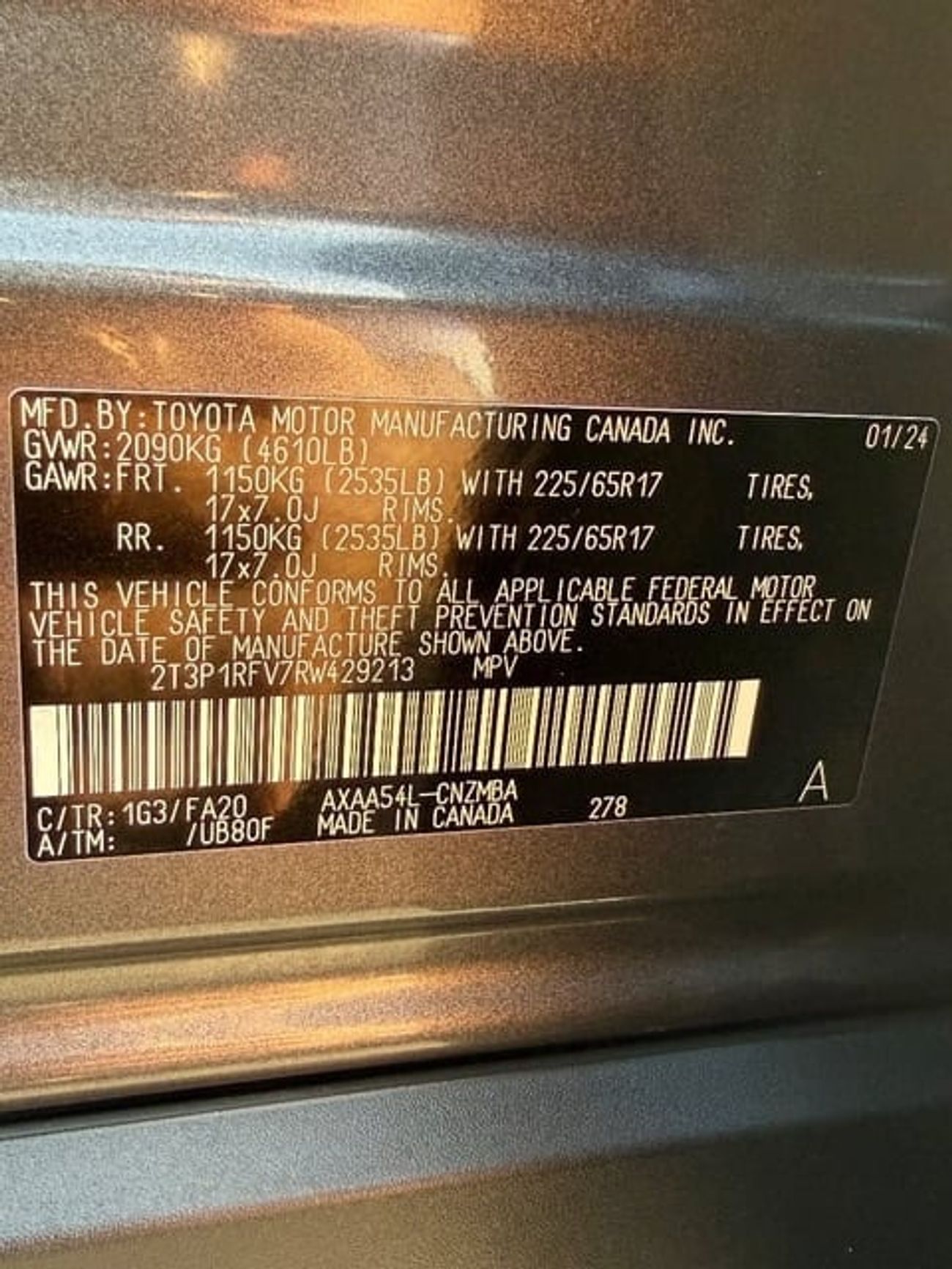 Toyota RAV4 RAV4 Xle  AWD 4x4 Full option