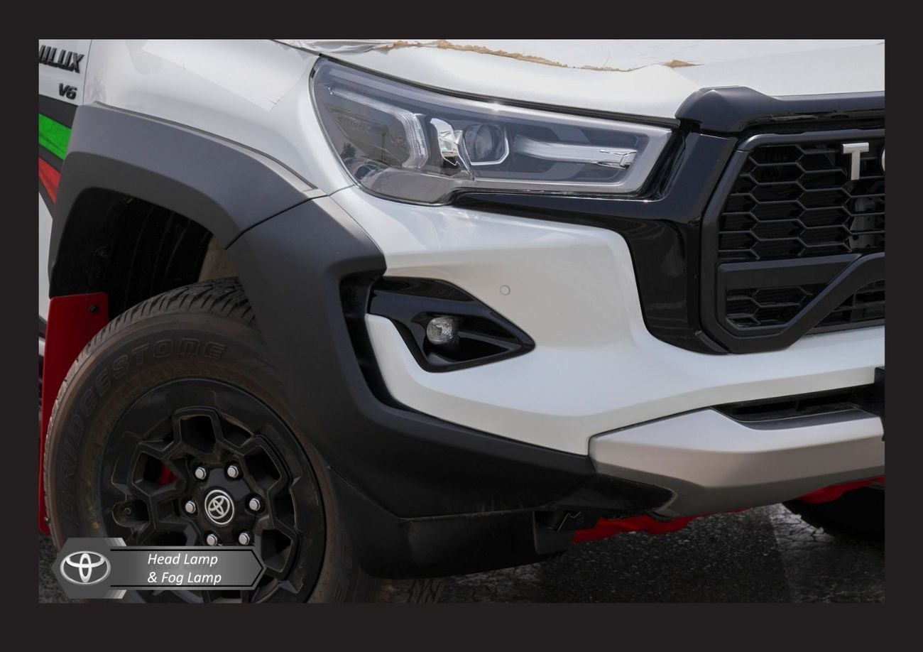 Toyota Hilux #Am GR Sport 4.0L TOYOTA HILUX 4.0L GR SPORT 4X4 D/C HI(i) A/T PTR 2025 Export Only