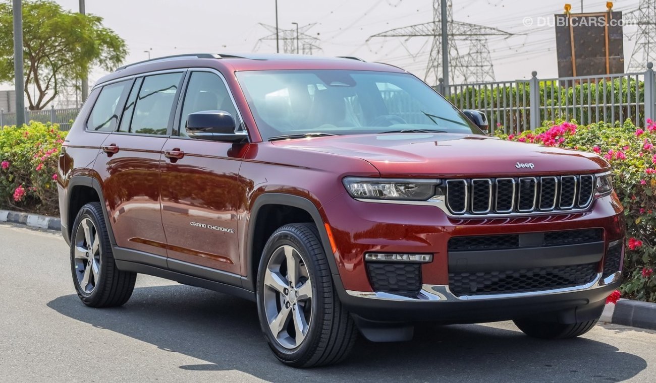 Jeep Grand Cherokee Limited L Plus Luxury 2022 , GCC , 0Km + FREE REGESTRATION + 3 Yrs or 60K Km WNTY @Official Dealer