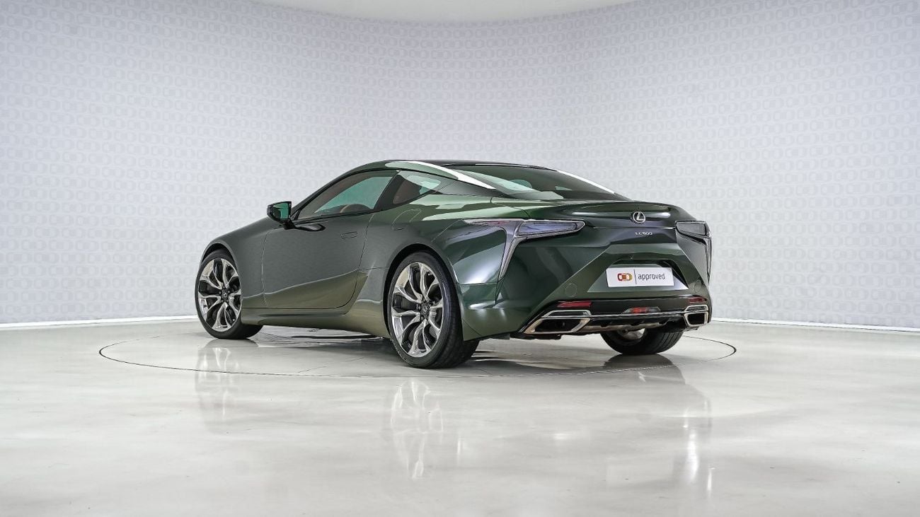 Lexus LC500 Sport 5.0L | AED 5,295 PM | Warranty 2027, GCC |