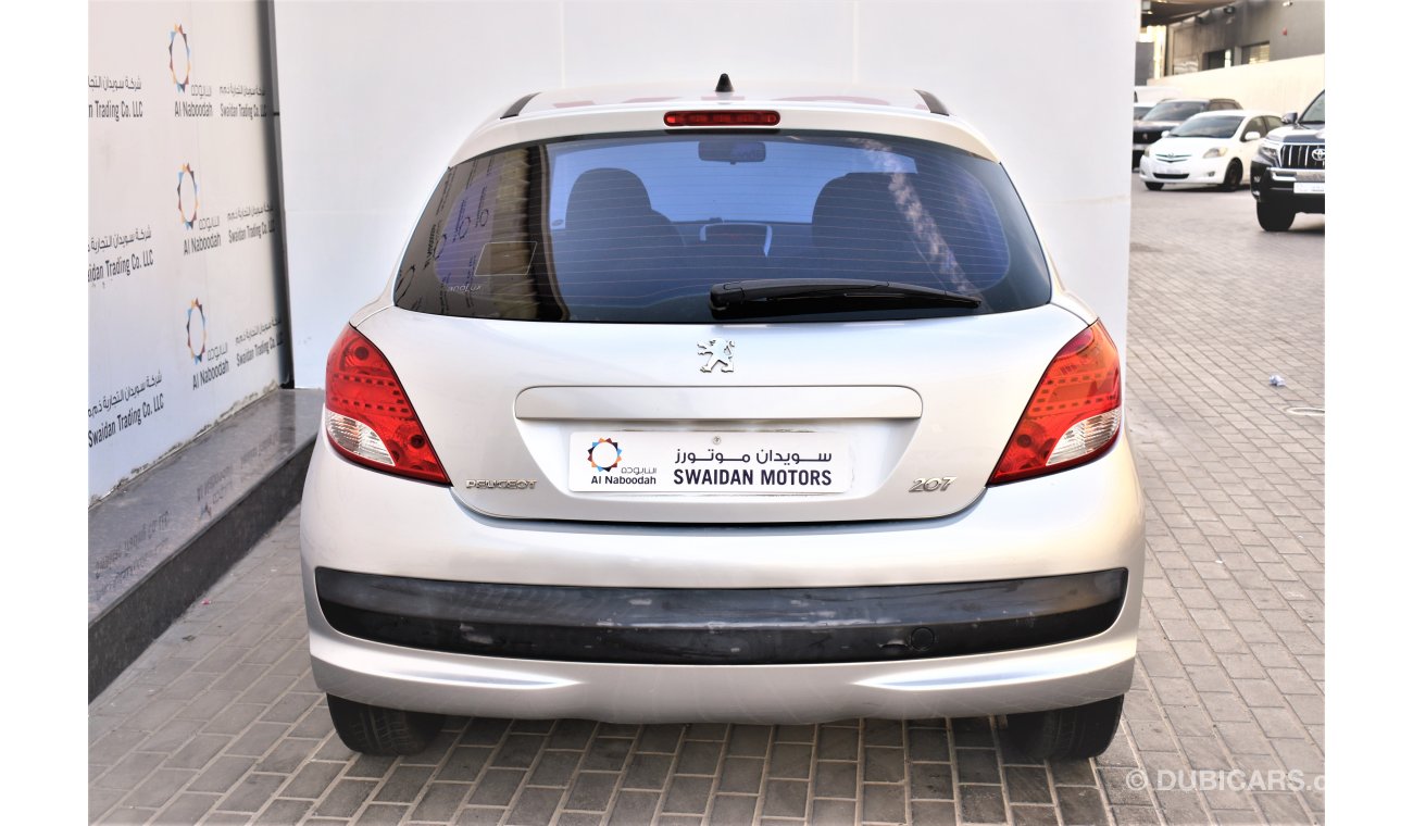 Peugeot 207 1.6L ACTIVE 2011 GCC SPECS