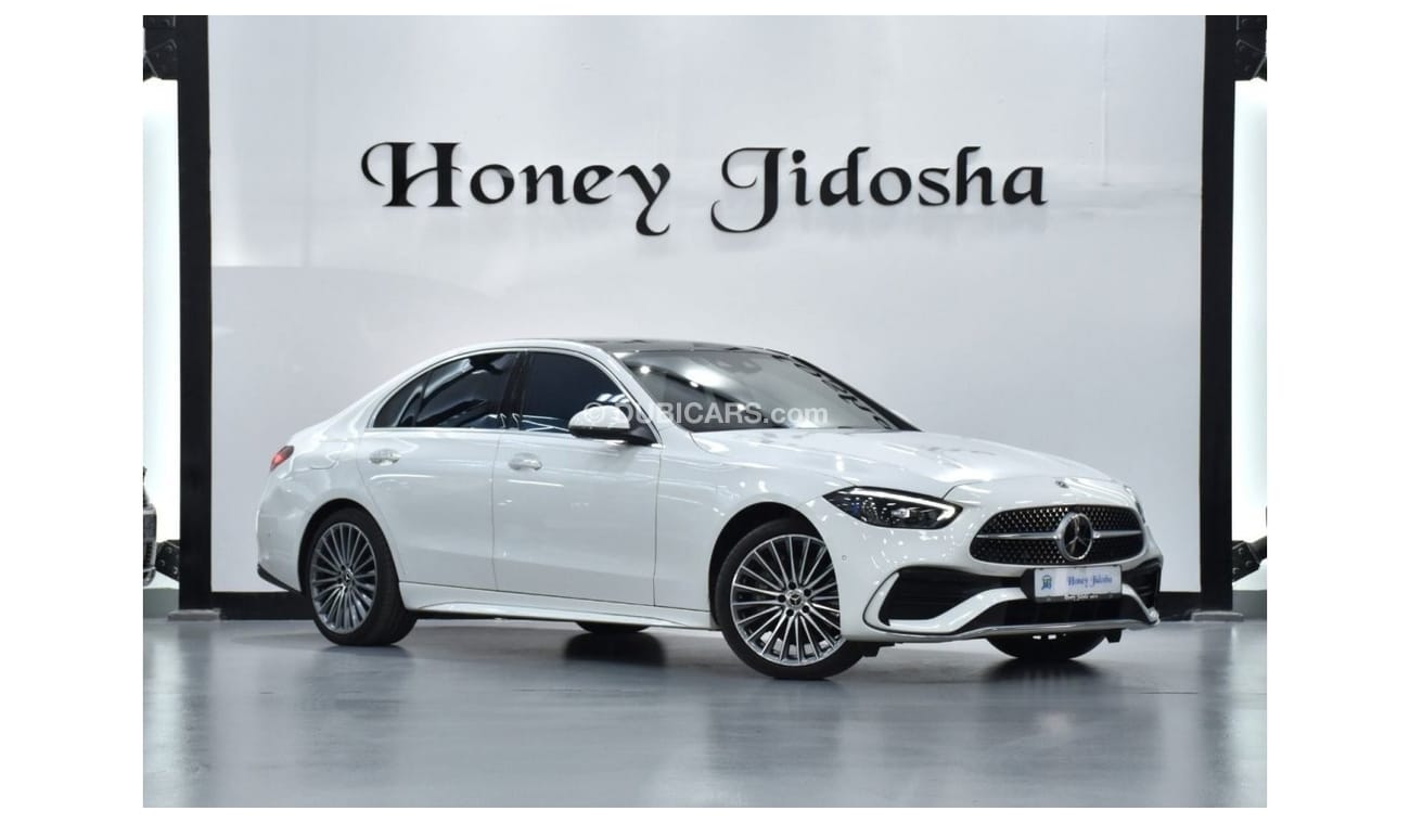 مرسيدس بنز C 300 EXCELLENT DEAL for our Mercedes Benz C300 ( 2022 Model ) in White Color Korean Specs