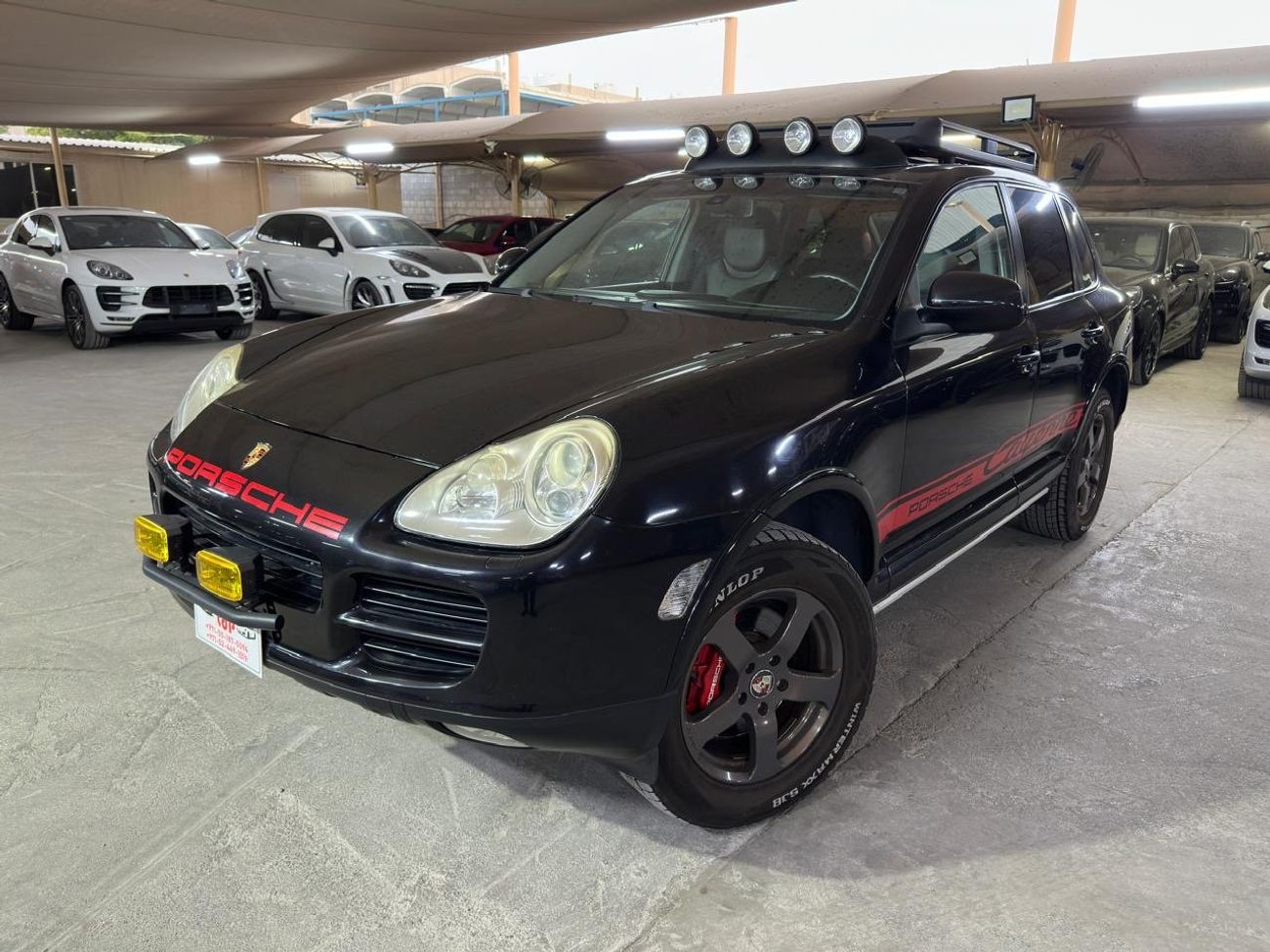 بورش كايان PORSCHE CAYENNE S 2006 4.5L | ROOF-MOUNTED LIGHT BAR | BLACK LEATHER SEATS | OFF-ROAD CUSTOMISED