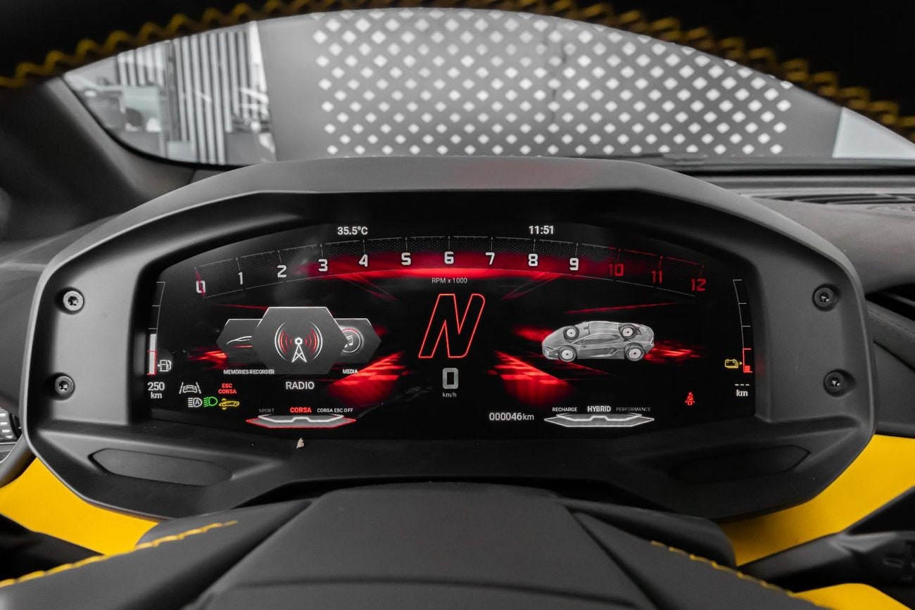 Lamborghini Temerario Lamborghini Temerario | 2026 | HPEV | 920 HP | AWD | Black / Yellow & Black Interior