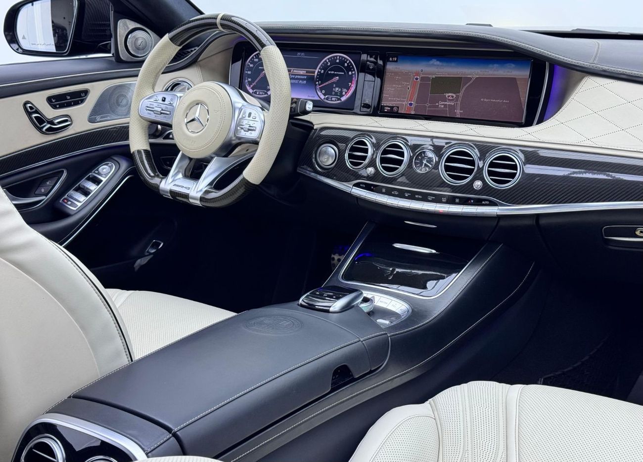 Mercedes-Benz S 63 AMG Std 5.5L 2015 Mercedes-AMG S 63 4MATIC L, Fully Loaded, Service History, GCC