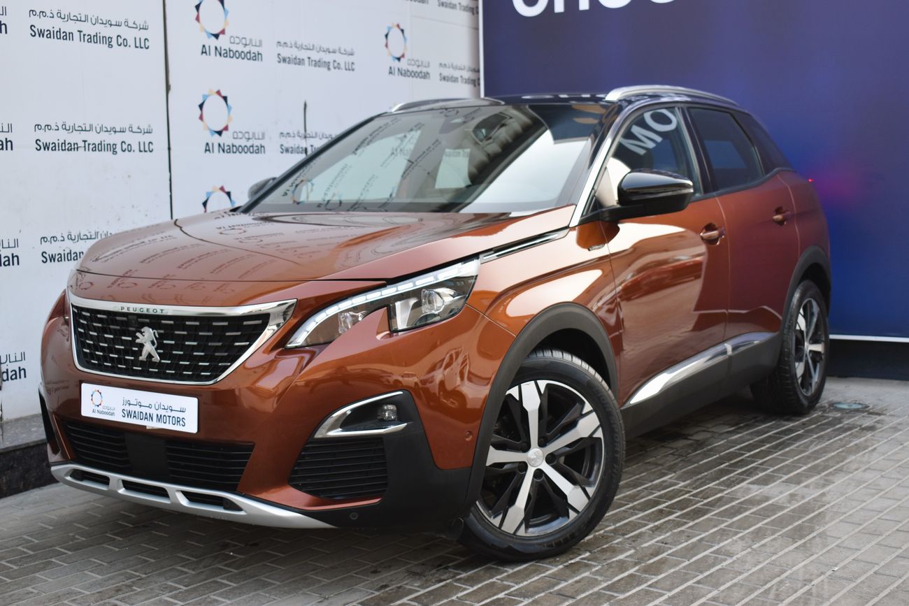 Peugeot 3008 AED 1399 PM | 1.6L GT LINE GCC MANUFACTURER WARRANTY 2026 OR 100K KM