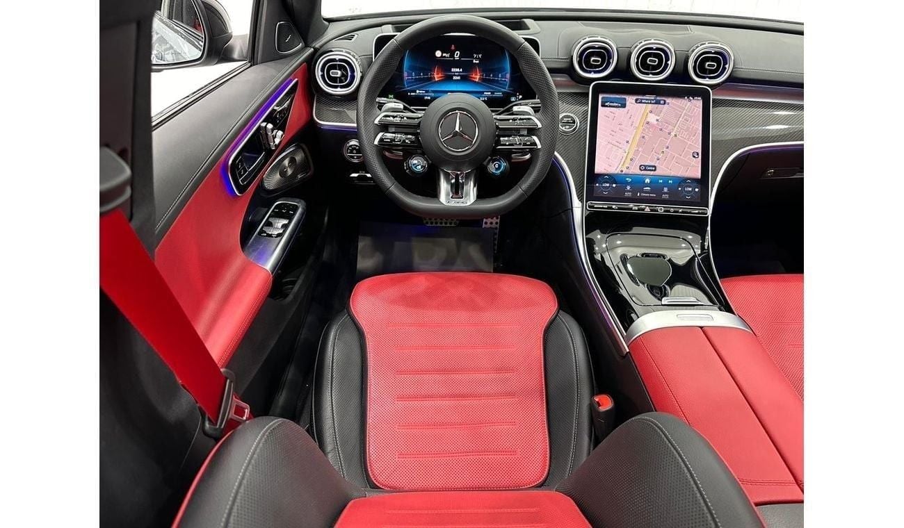 مرسيدس بنز سي 43 ايه ام جي 2.0L 2023 Mercedes Benz C43 AMG 4MATIC, May 2028 Mercedes Warranty, May 2025 Mercedes Service Pack,