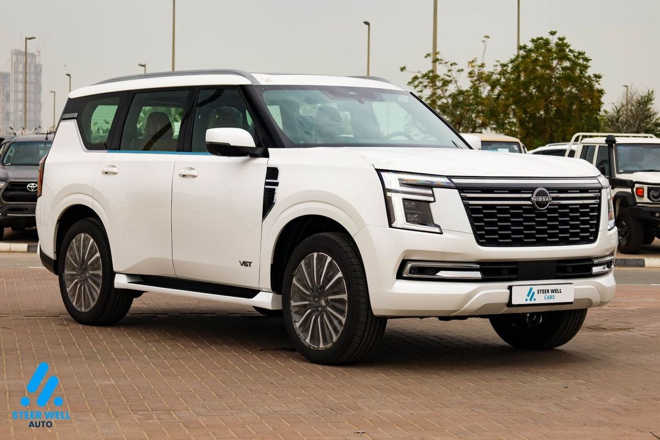 Nissan Patrol LE Platinum | GCC | LE Platinum | GCC | 3.5L V6 | AWD | Tan Inter | 8-Seater SUV | Height Control |