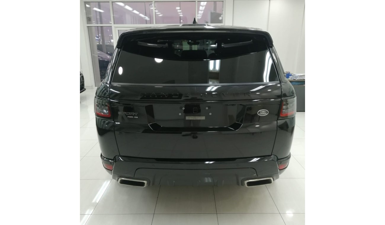 لاند روفر رانج روفر سبورت إتش أس إي RANGE ROVER SPORT 2020 BLACK V8 - 5.0 L SUPERCHARGED PANORAMA RED LEATHER INTERIOR HYDRAULIC PROJECT