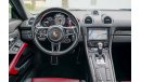 Porsche 718 Cayman S - Porsche Warranty - GCC - AED 3,897 Per Month - 0% DP