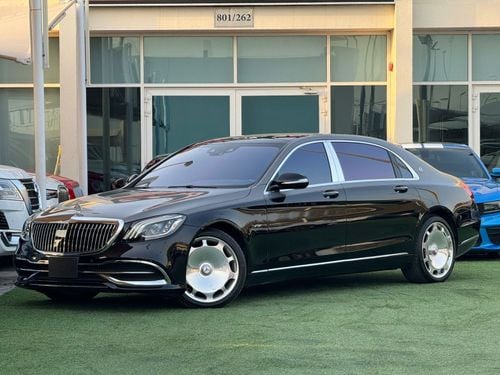 مرسيدس مايباخ S650 مايباخ مرسيدس بنز S650 مايباخ وارد المانيا 2020 صبغ وكاله كلين تايتل بحاله ممتازه بدون حوادث
