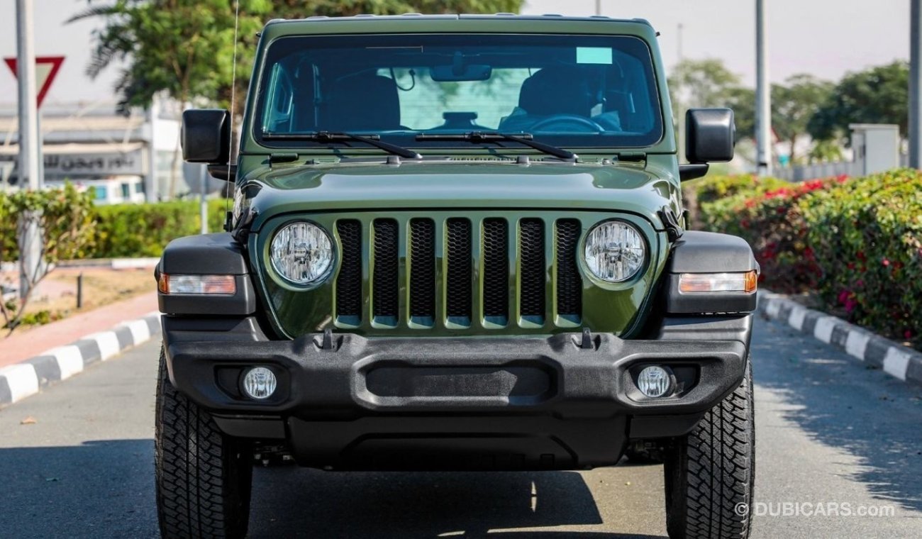 Jeep Wrangler Unlimited Sport Plus V6 3.6L , 2023 GCC , 0Km , With 3 Years or 60K Km Warranty @Official Dealer