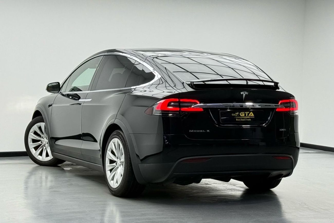 تسلا موديل اكس Long Range (AWD) 2018 Tesla Model X 100D, 2026 Tesla Warranty, Pilot Seats, Excellent Condition, GCC