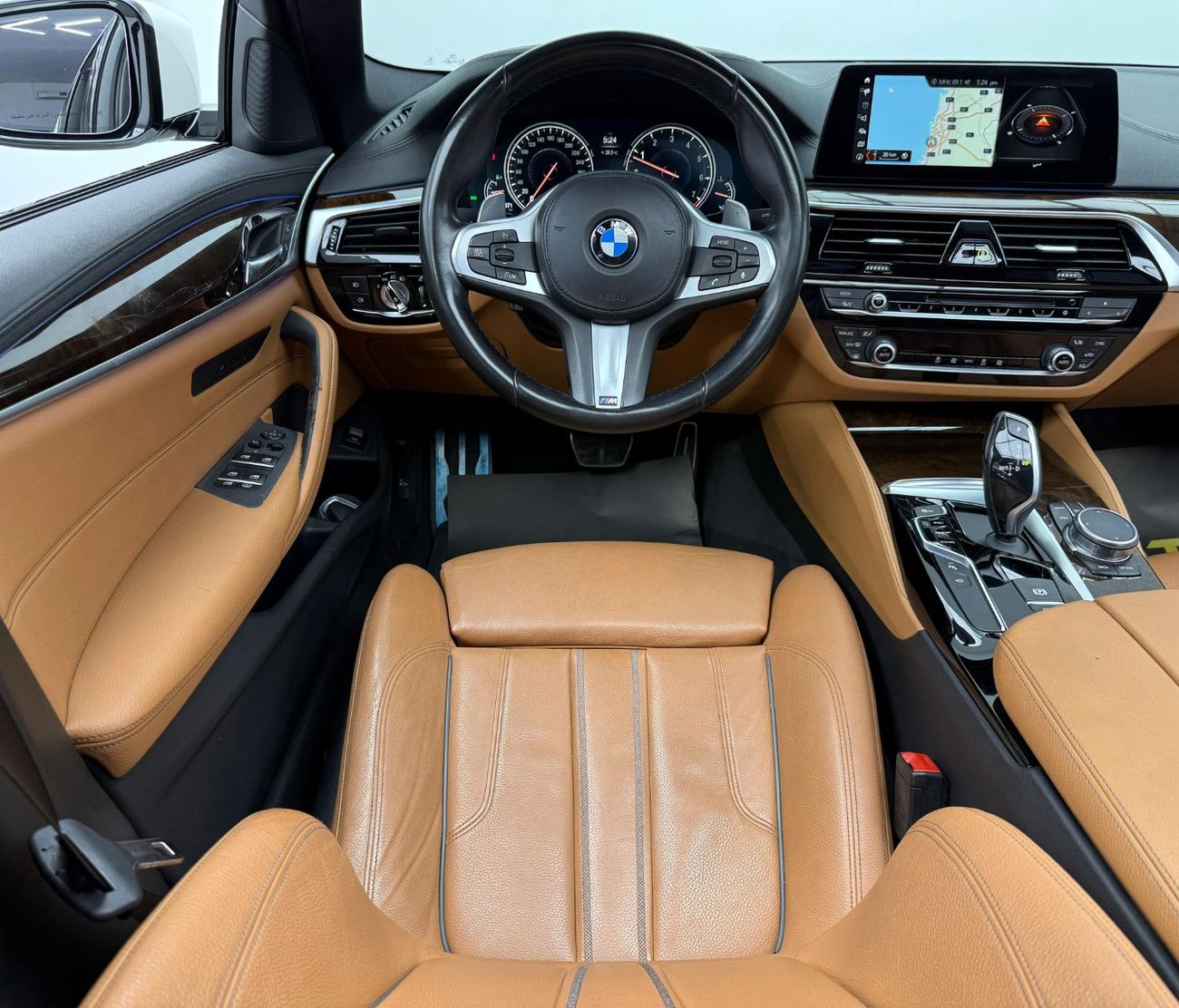 بي أم دبليو 530i M Sport 2.0L 2018 BMW 530i M-Kit, Warranty, Full BMW Service History, Excellent Condition, GCC