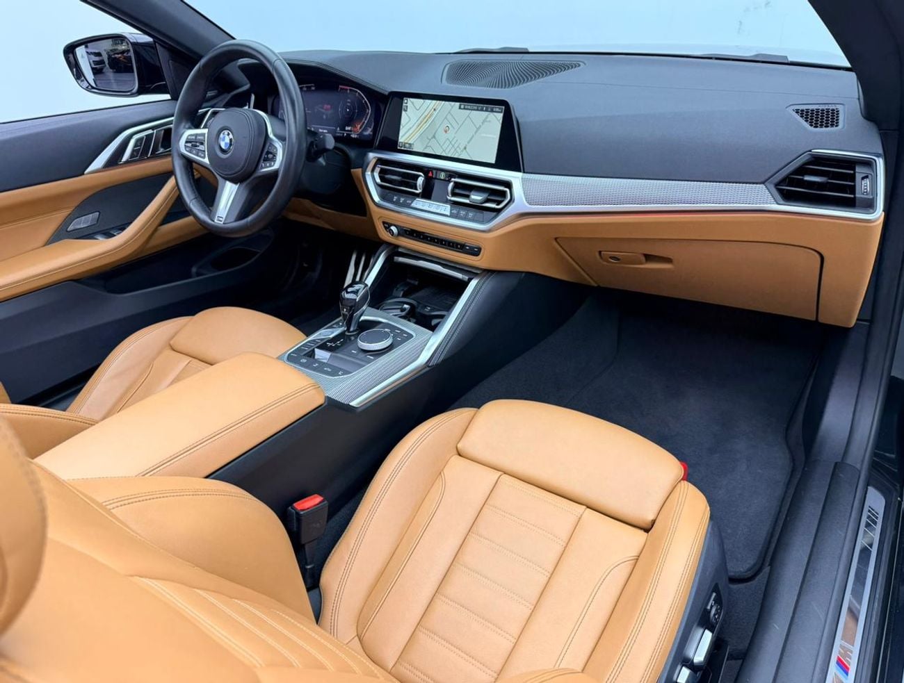 بي أم دبليو 430i 2021 BMW 430i M Sport Cabriolet, Sep/2026 BMW Service Contract, 1 Year Warranty, Full BMW History