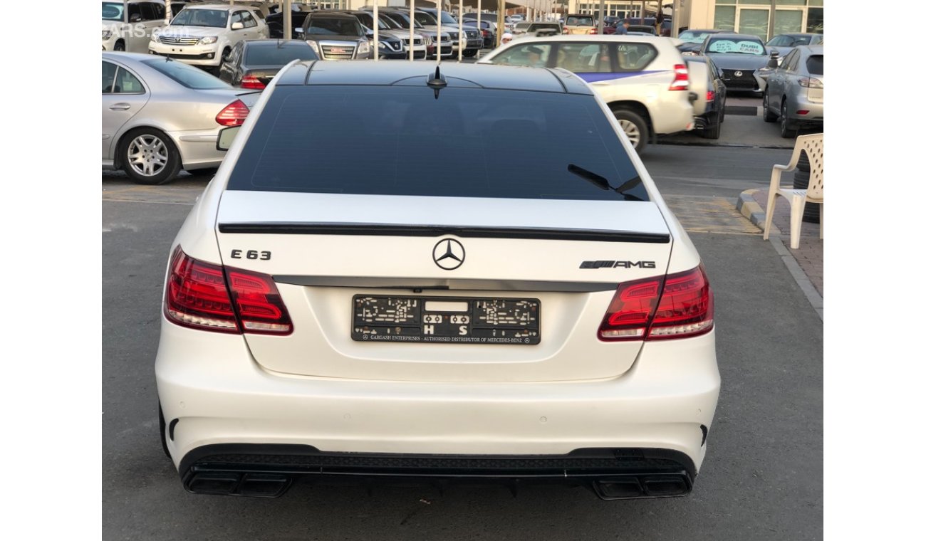 Mercedes-Benz E 63 AMG MERCEDES BENZ E63 AMG MODEL 2014 GCC MODEL 2014  car prefect condition full option