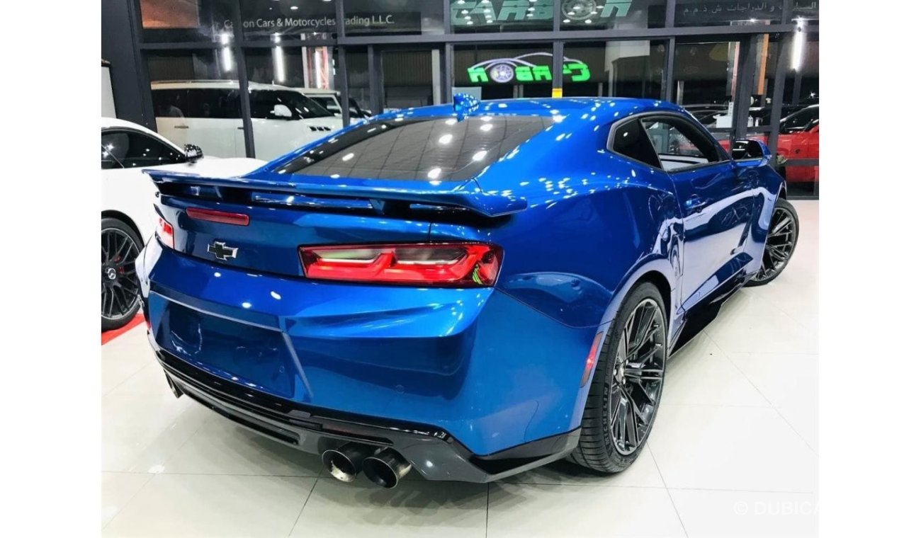 شيفروليه كامارو CHEVROLET CAMARO ZL1 2018 GCC CAR WITH FULL SERVICE HISTORY WARRANTY TILL 2024 ORIGINAL PAINT