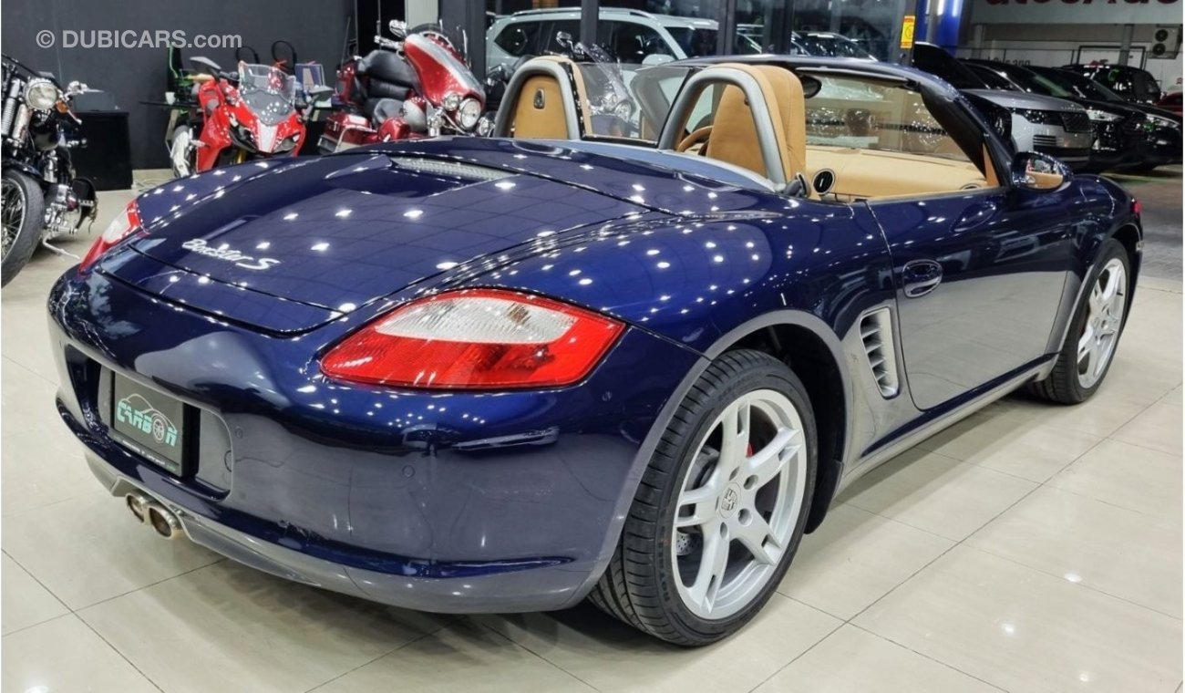 بورش بوكستر أس PORSCHE BOXSTER S 2006 IN BEAUTIFUL SHAPE FULL SERVICE HISTORY FOR 45K AED