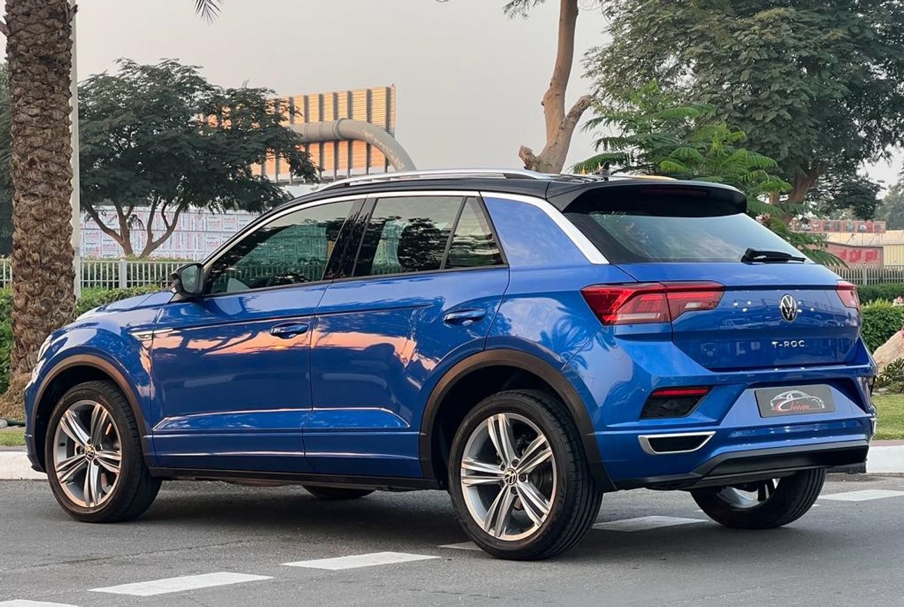 Volkswagen T ROC VOLKSWAGEN T-ROK R LINE 2021 GCC ORIGINAL PAINT FULL SERVICE HISTORY IN LOW MILEAGE