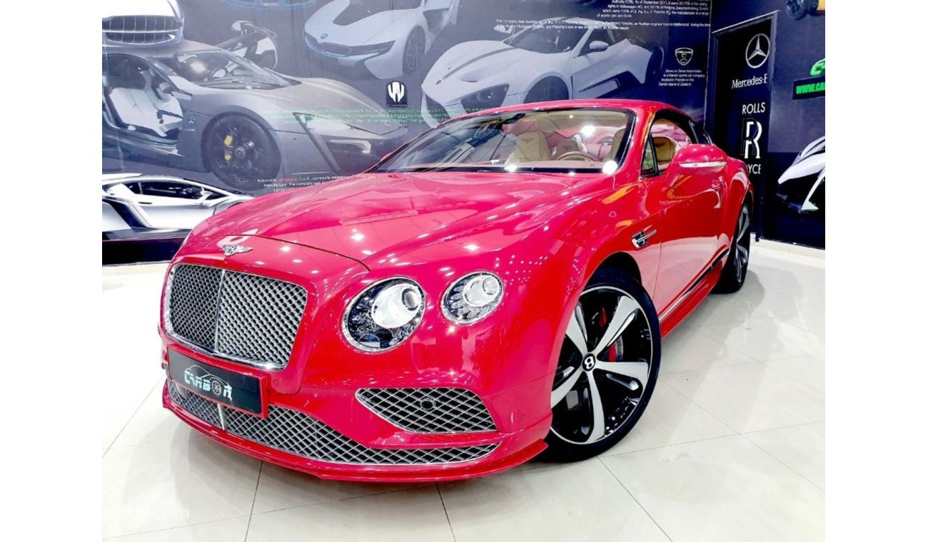 Bentley Continental GT Speed W12 - 2016 -4000 KMS ONLY- GCC - UNDER WARRANTY ( 6,700 AED PER MONTH )