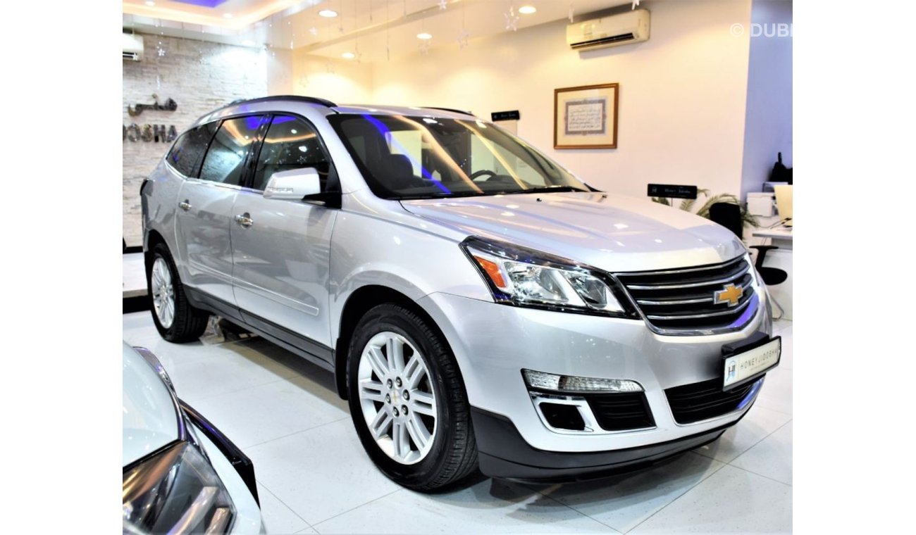 شيفروليه ترافيرس EXCELLENT 8 SEATER SUV! FULL OPTION ( ORIGINAL PAINT ) Chevrolet Traverse LT 2014 Model GCC Specs!