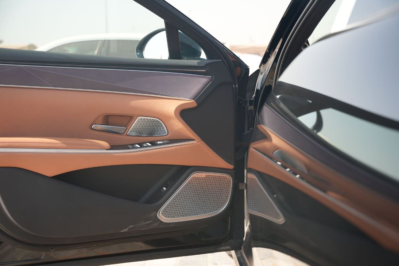 بي واي دي هان 2025 BYD Han L DM-i 200Km Flagship with LiDar Black in Tan 0Km