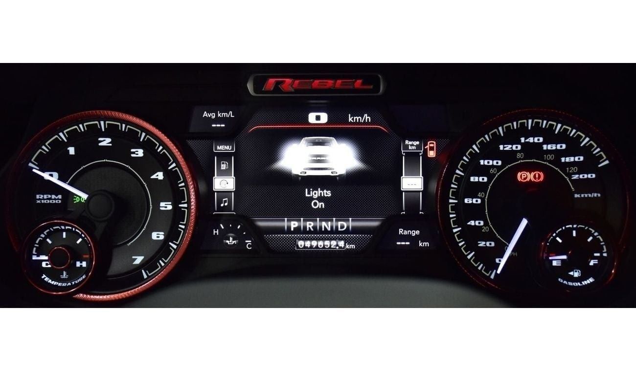 رام 1500 EXCELLENT DEAL for our Dodge Ram Rebel 4x4 5.7L ( 2021 Model ) in White Color GCC Specs