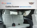 Cadillac Escalade Sport Platinum 6.2L 4WD (Export only)
