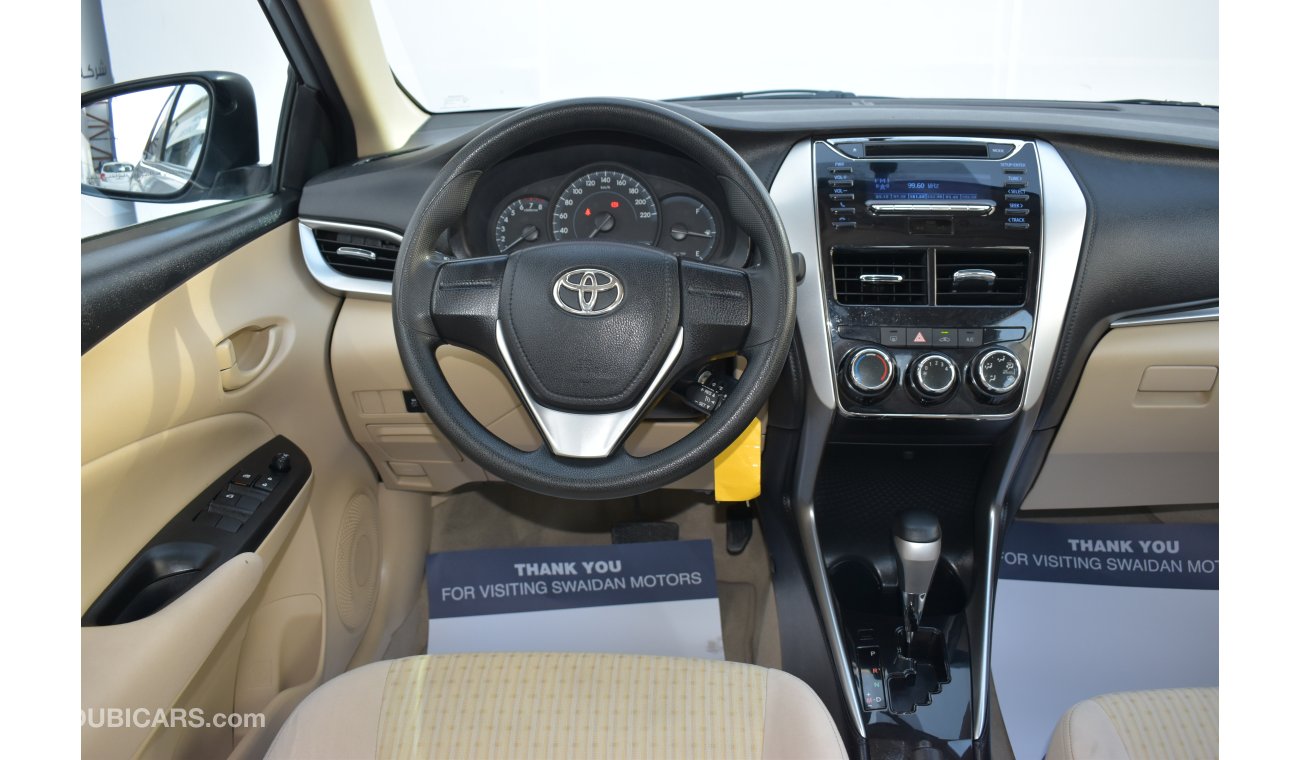 Toyota Yaris AED 880 PM | 1.5L SE SED GCC DEALER WARRANTY