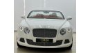 بنتلي كونتيننتال جي تي سي 2014 Bentley Continental GTC W12, Full Bentley Service History, ( One Lady Owner ), GCC