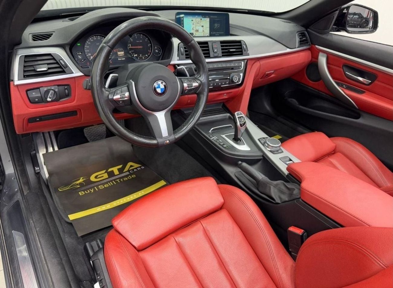 بي أم دبليو 430i M Sport 2.0L 2019 BMW 430i Convertible with M Sport, AAA Warranty 02/26, Full Service History, GCC
