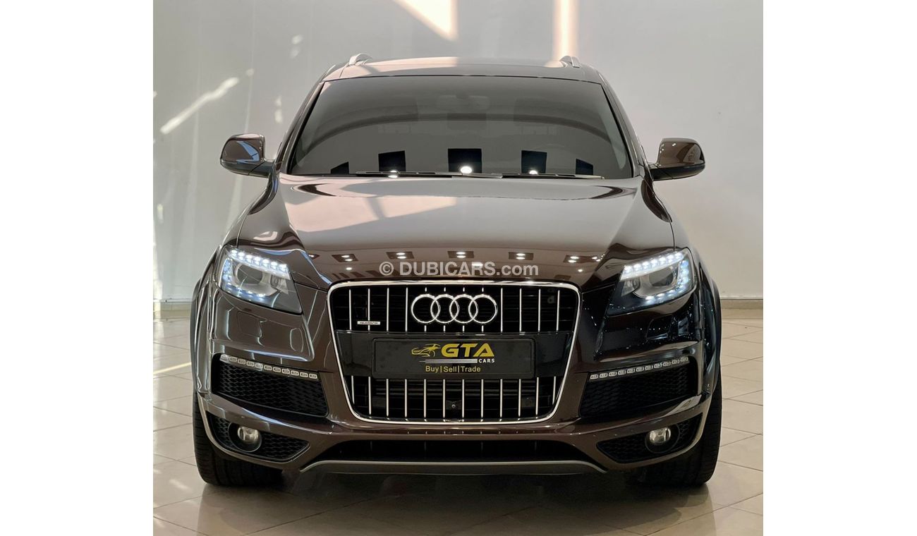 Audi Q7 2015 Audi Q7 40TFSI Quattro Supercharged, Service History, Warranty, GCC