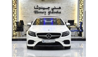 مرسيدس بنز E 400 EXCELLENT DEAL for our Mercedes Benz E400 4Matic CONVERTIBLE ( 2018 Model ) in White Color Japanese