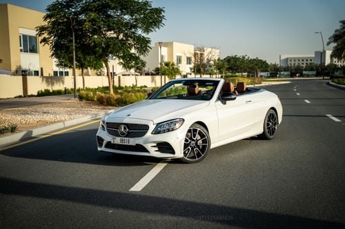 مرسيدس بنز C 300 كوبيه CONVERTIBLE , original paint, AMG line , FULL