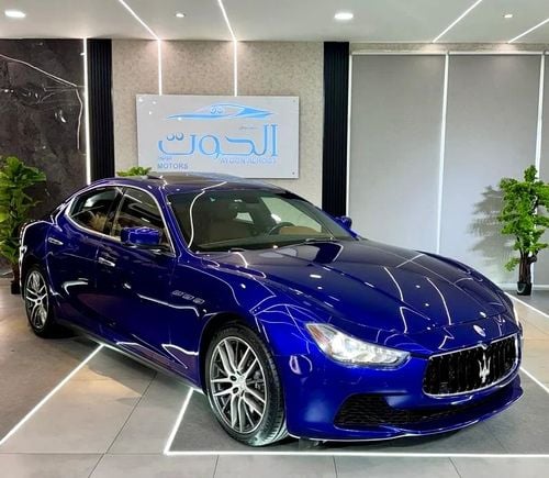 Maserati Ghibli S 3.0L AMAZING BLUE COLOR SQ4 V6 || GCC || FREE ACCIDENT || HIGHEST CATEGORY || LOW MILEAGE